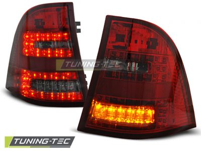 Led takavalot Mercedes-Benz W163 ML M-srj vm.03.98-05, puna/savu, punainen