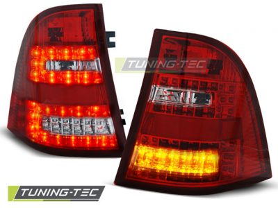 Led takavalot Mercedes-Benz W163 ML M-srj vm.03.98- 05, puna/valko 