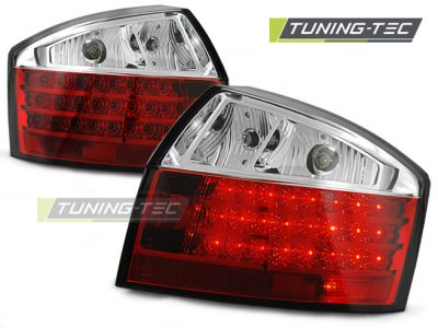 Led takavalot Audi A4 vm.10.00-10.04, puna/valko 