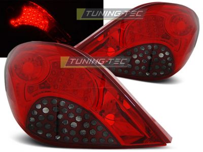 Led takavalot Peugeot 207 3-ov/5-ov vm.05.06-06.09, puna/savu 