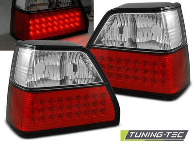 Led takavalot VW Golf 2 vm.08.83-08.91, puna/valko 