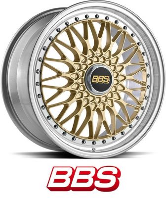 Vanne BBS Super RS jako: 5x112, koko: 19, ET: 48, KR: 82, Gold