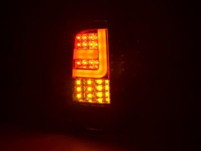 Led takavalot Dacia Duster vm.10-, puna/musta, FK-Automotive