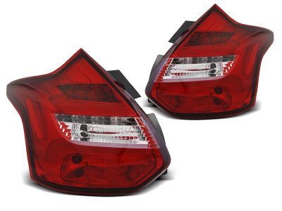 Led takavalot Ford Focus 3 vm.11-10.14 Hatchback, puna/valko IND.