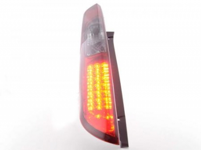 Led takavalot Ford Focus 2 5-ov vm.04-08, puna/musta, FK-Automotive