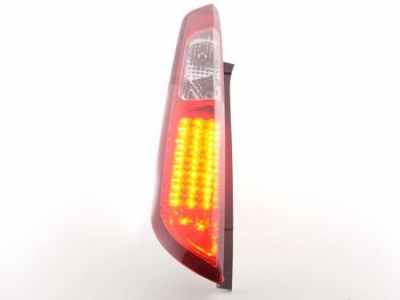 Led takavalot Ford Focus 2 5-ov vm.08-10, punainen/kirkas, FK-Automotive