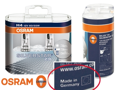 OSRAM SILVERSTAR 2.0 H4 Xenon Polttimo