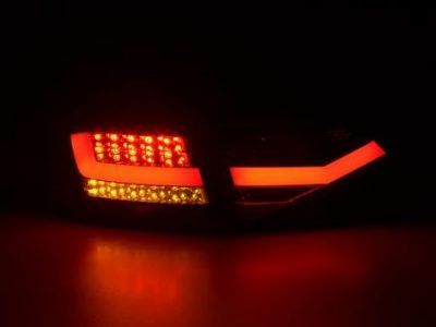 Led takavalot Audi A4 B8 8K Sedan vm.07-11, puna/musta, FK-Automotive