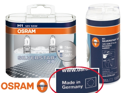 OSRAM SILVERSTAR 2.0 H1 Xenon Polttimo