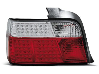 Led takavalot Bmw 3-srj E36 vm.12.90-08.99 Sedan, puna/valko 